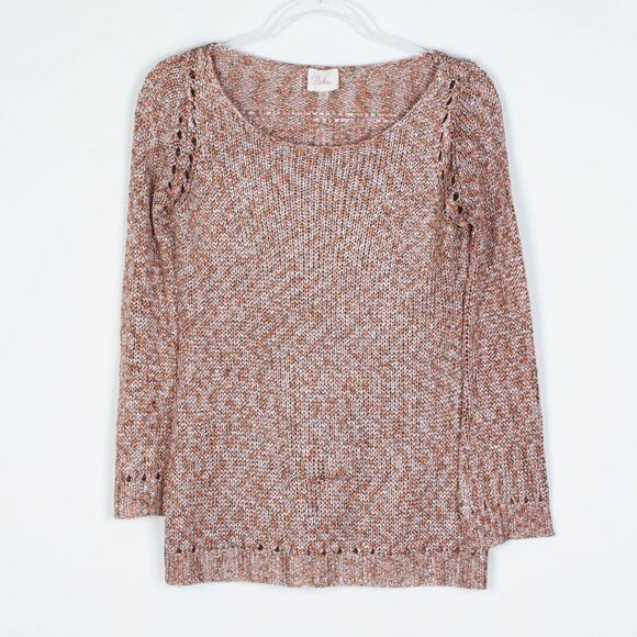 Parker Metallic Long Sleeve Sweater Women's Sz XS - Picture 1 of 7